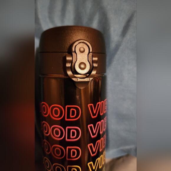 VS Pink Good Vibes black rainbow Tumbler - Picture 3 of 5